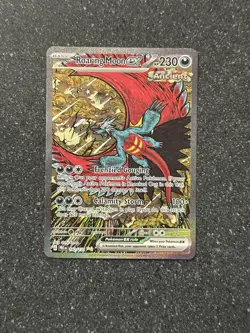 Roaring Moon EX 162/131 Prismatic Evolution Pokemon - Image 1