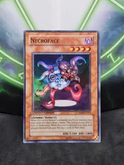 Yugioh Necroface CRMS-ENSE1 Super Rare MP - Image 1