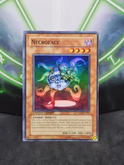Yugioh Necroface CRMS-ENSE1 Super Rare NM - Image 1