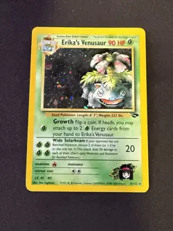 ERIKA'S VENUSAUR 4/132 Holo Rare Gym Challenge Pokemon Card LP+ - Image 1