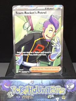 Pokemon Card Team Rocket's Petrel 226/182 Full Art Ultra Rare Destined Rivals NM - Image 1