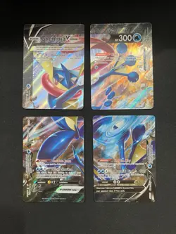 💥 Pokemon Black Star Promo Greninja V Union Holo Set of 4 - SWSH155 - SWSH158 - Image 1