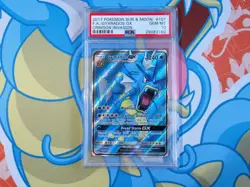 Gyarados GX - Full Art 2017 Pokemon Sun & Moon Crimson Invasion 101 - PSA 10 💎 - Image 1