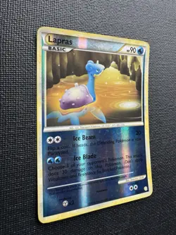 Pokemon TCG Lapras 24/123 Heartgold & Soulsilver Reverse Holo - Image 2