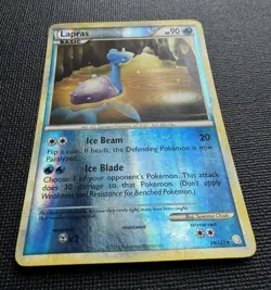 Pokemon TCG Lapras 24/123 Heartgold & Soulsilver Reverse Holo - Image 3