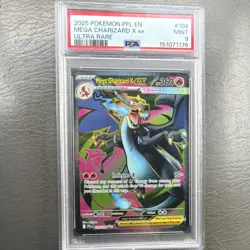 Pokemon Mega Charizard X EX Ultra Rare Holo 109/094 Phantasmal Flames PSA 9 - Image 1