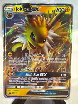 Pokemon Sun & Moon Promo Jolteon GX SM173 Holo NM - Excellent Condition - Image 1