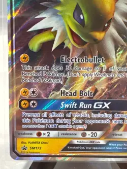 Pokemon Sun & Moon Promo Jolteon GX SM173 Holo NM - Excellent Condition - Image 5