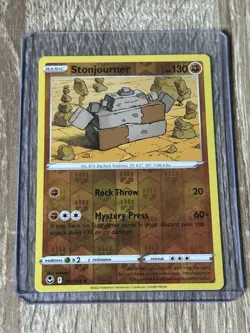 💥SHIPS SAME DAY Stonjourner 101/195 Reverse Holo Pokemon Card Fighting Type - Image 1