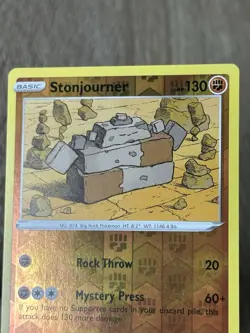 💥SHIPS SAME DAY Stonjourner 101/195 Reverse Holo Pokemon Card Fighting Type - Image 2