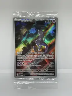 Pokemon TCG Mewtwo EX SVP 052 English 151 Sealed Promo - Image 1