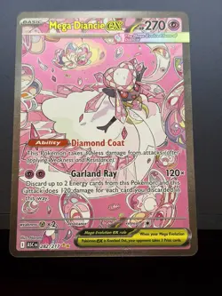 Mega Diancie EX 282/217 ASC Holo 270 HP 120x Attack Pokemon TCG - Image 1