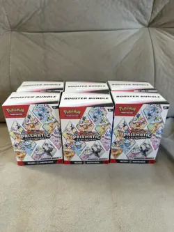 Pokemon Prismatic Evolution Booster Bundle Lot of 6 Factory Sealed - Image 1