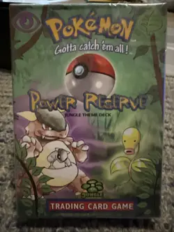 1999 Pokemon POWER RESERVE Jungle Theme Deck NEW FACTORY SEALED 742818060653 - Image 1