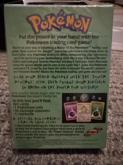 1999 Pokemon POWER RESERVE Jungle Theme Deck NEW FACTORY SEALED 742818060653 - Image 2