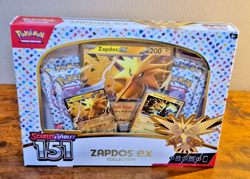 Pokemon TCG Scarlet & Violet 151 Zapdos EX Collection Box Sealed 189965 - Image 1