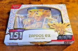 Pokemon TCG Scarlet & Violet 151 Zapdos EX Collection Box Sealed 189965 - Image 2