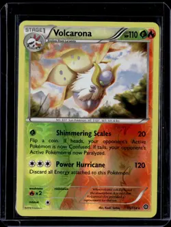 Volcarona - 15/114 / Reverse Holo Rare Steam Siege 2016 (MP) / Pokemon TCG - Image 1
