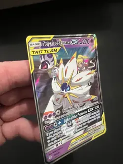 Pokemon Solgaleo & Lunala GX Ultra Rare Holo 270 HP 75/236 Sm-Cosmic Eclipse - Image 4