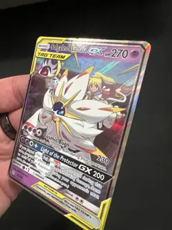 Pokemon Solgaleo & Lunala GX Ultra Rare Holo 270 HP 75/236 Sm-Cosmic Eclipse - Image 5
