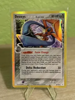 Pokemon Deoxys EX 4/110 Holo Rare Delta Species EX Holon Phantoms 2006 - Image 1
