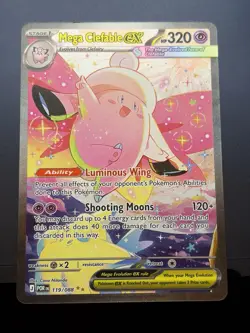 Mega Clefable Ex 119/088 SIR | Pokemon Perfect Order | See Pics - Image 1