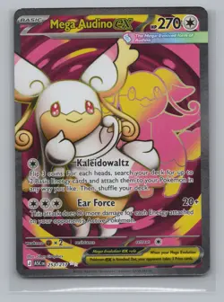 Mega Audino ex Holo 253/217 ME: Ascended Heroes Pokemon TCG NM Ultra Rare - Image 1