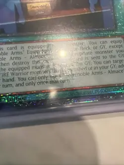 Yugioh Infernoble Arms-Almace DUNE-EN056 Quarter Century Secret Rare 1st Ed NM - Image 3