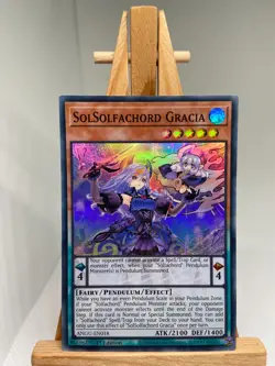 SolSolfachord Gracia - Super Rare 1st Edition ANGU-EN018 - NM - YuGiOh - Image 1