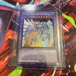 YuGiOh Elemental HERO Shining Neos Wingman MP24-EN062 1st Prismatic Secret Rare - Image 1