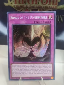 RA05-EN081 Songs of the Dominators Secret Rare 1st Ed YuGiOh - Image 1