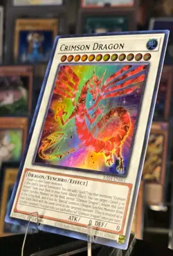Yu-Gi-Oh Crimson Dragon RA04-EN061 Ultra Rare 1st Edition Near Mint Condition - Image 3