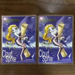 Mtg Token Card Cloud Sprite Miyama Zero 2-Piece Set - Image 1