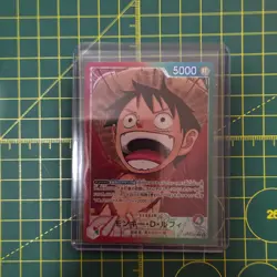Monkey.D.Luffy L Parallel OP13-001 Japanese ONE PIECE Carrying on His Will - Image 1