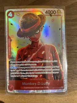 One Piece - Monkey.D.Luffy OP12-015 SR Legacy of the Master Foil NM - Image 1