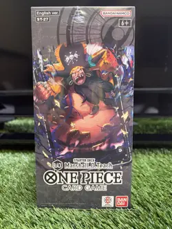 One piece CCG Marshall D Teach ST-27 6 Starter Deck Box Sealed New BANDAI - Image 1