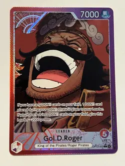 1x Gol D. Roger One Piece OP13-003 Alt Art Leader! One Piece TCG! NM - Image 1