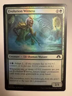 MTG Evolution Witness FOIL - Modern Horizons 3 #151 Magic Gathering Card NM - Image 1