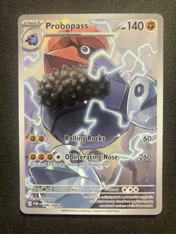 Pokemon TCG Probopass Perfect Order Illustration Rare 96/88 Holo Card NM - Image 1