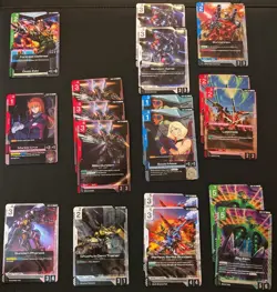 Gundam GD01 Newtype Rising Rare (R) Cards. Mint Condition - Image 1