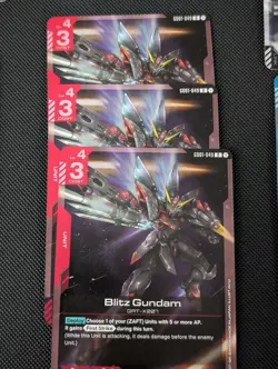 Gundam GD01 Newtype Rising Rare (R) Cards. Mint Condition - Image 5