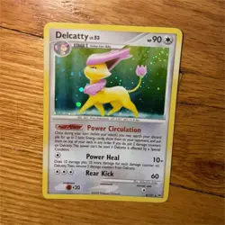 2009 Delcatty Holo Pokemon Card – Diamond & Pearl – Collectible / Playable - Image 1