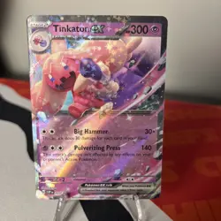 Pokemon Tinkaton EX Promo Holo Card SVP 031 Scarlet & Violet HP 300 Big Hammer - Image 1