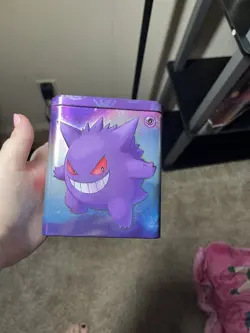 Two Pokemon Tcg Card Tins Dragon Type And Psychic Type Empty Tins Only ￼￼ - Image 5