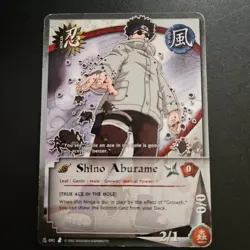 Shonen Jump Naruto CCG Curse of the Sand - Shino Aburame 092 Card Game TCG - Image 1