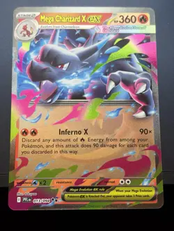 Mega Charizard X EX 013/094 - Phantasmal Flames (PFL) Pokemon Card NM - Image 1