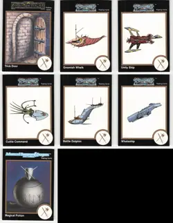 1992 TSR Advanced Dungeons & Dragons Card Lot of 7 - Image 1