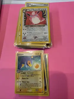 LOT OF 40 VINTAGE POKEMON CARDS 90’S-2000’S INCLUDES LANTURN, NIDORINO, SILCOON - Image 2