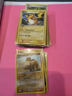 LOT OF 40 VINTAGE POKEMON CARDS 90’S-2000’S INCLUDES LANTURN, NIDORINO, SILCOON - Image 3