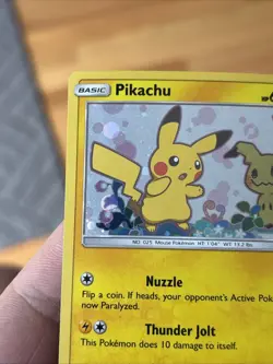 Pokemon Pikachu SM04 Promo Holo SM Set Basic Card 70 HP Pokemon TCG Card - Image 4